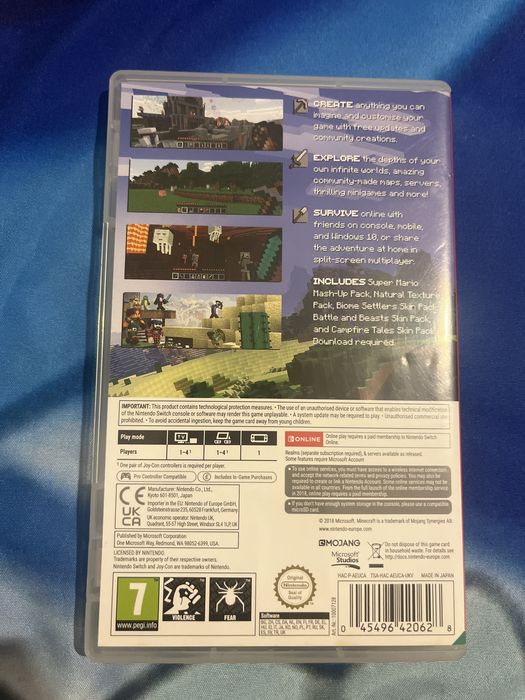 Minecraft nintedo SWITCH.Игра която може да уцеляваш и да струиш
