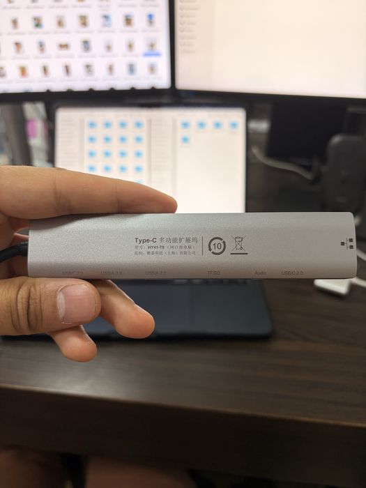 Hub usb type c acer для макбука и пк, usb хаб macbook, pc, notebook