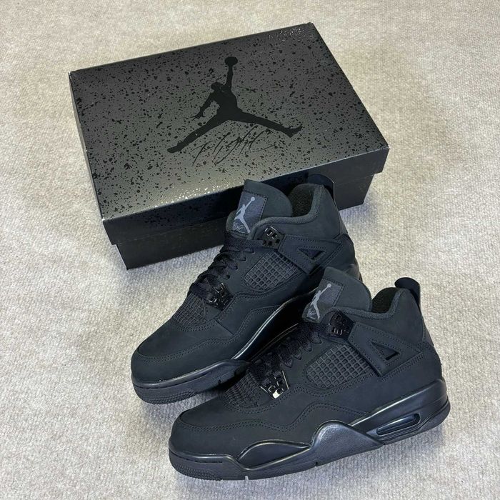 #NOU# Jordan 4 Retro Black Cat Premium *Verificare Colet*