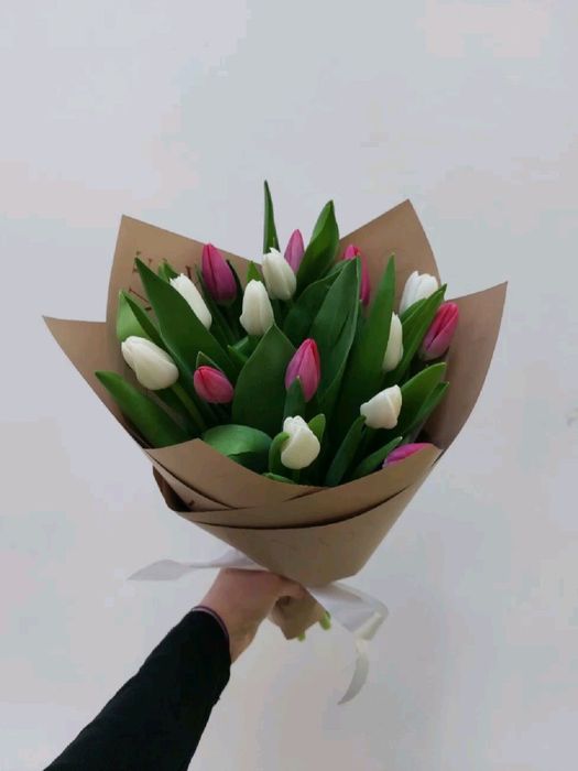 Тюльпаны, қызғалдақ, цветы, букет