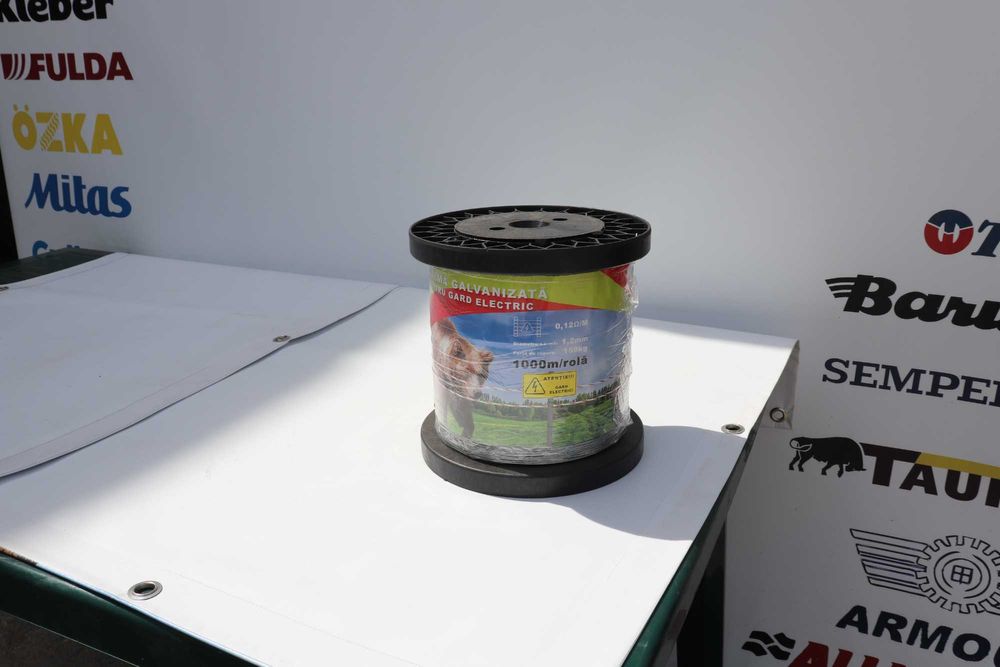 Sarma galvanizata 1.2mm 1000m gard electric pentru animale salbatice