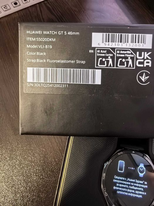 Huawei Watch GT5 46mm Перфектно състояние