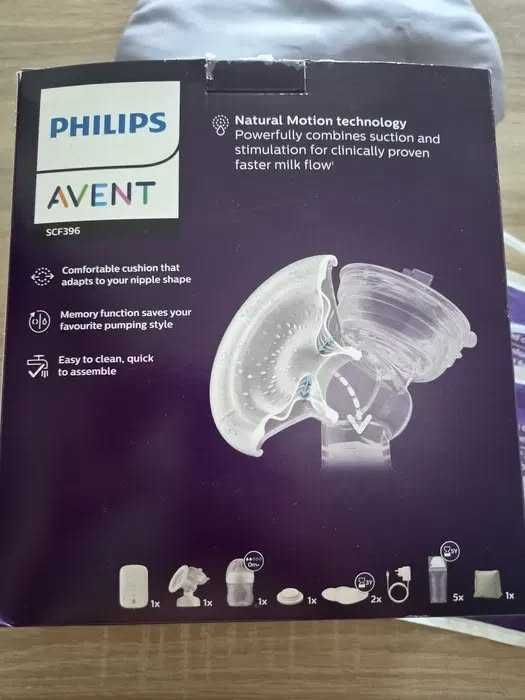 Електрическа помпа за кърма с батерия Philips Avent Premium (Natural Motion)