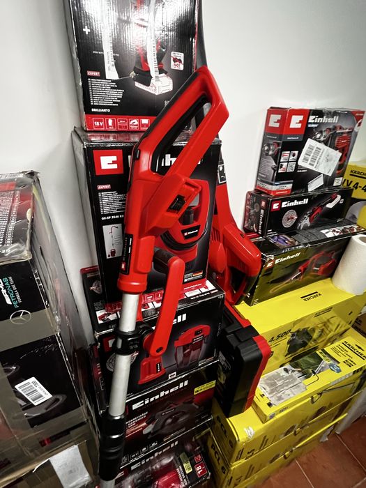 Trimmer de tuns gazon/iarba pe acumulator Einhell Power-X-Change GE-CT 18/28 Li- SOLO, 18 V, 28 cm diametru taiere, maner telescopic,