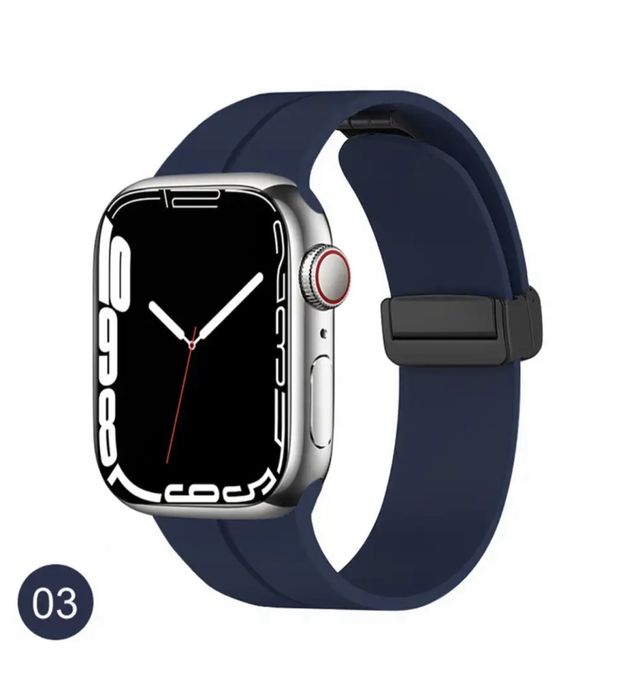 Curea/Husa Folie Silicon Magnetica Compatibila Ceas Apple Watch