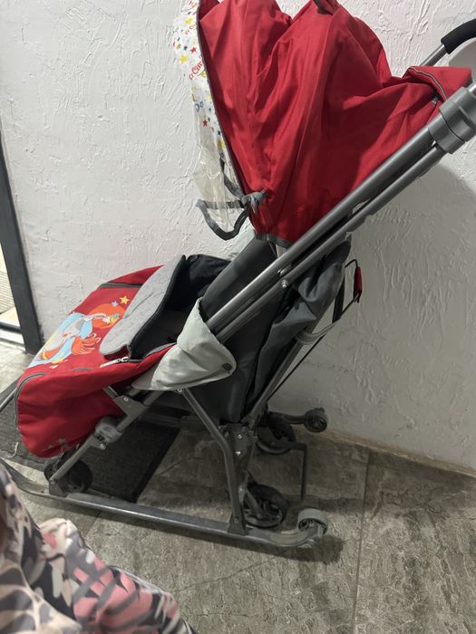 Санки коляска зима