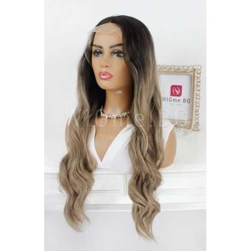 Дълга руса лейс фронт перука Сандра