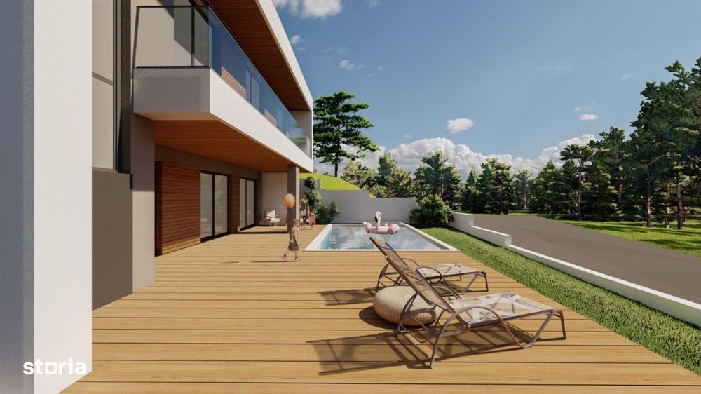 Teren autorizat pentru casa cu piscina Valea Seaca 500mp