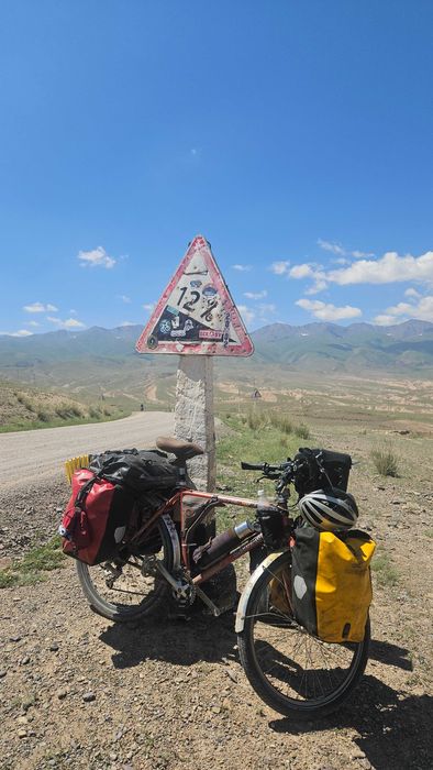 велосипед и корзины ortlieb