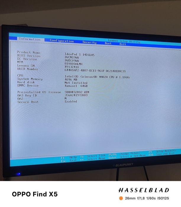 Lenovo IdeaPad 1 14IGL05 HP 17 Ryzen 3/HP ProBook 440 G6 dezmembrez
