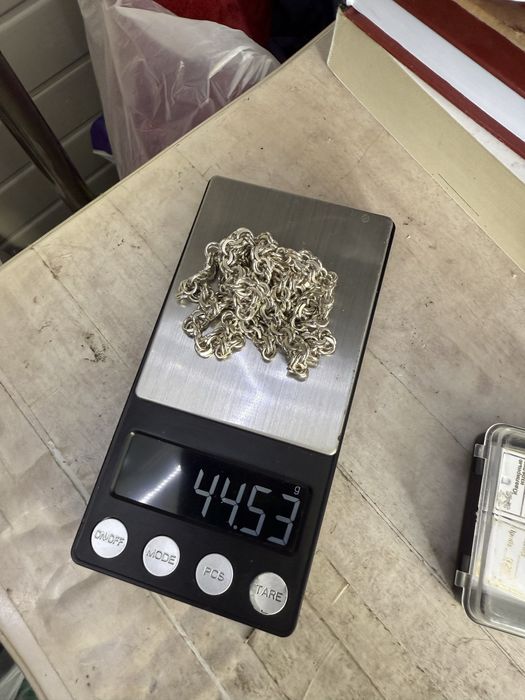 Кумуш Цепочка 925 Проба 44.53 Грамм 60 См