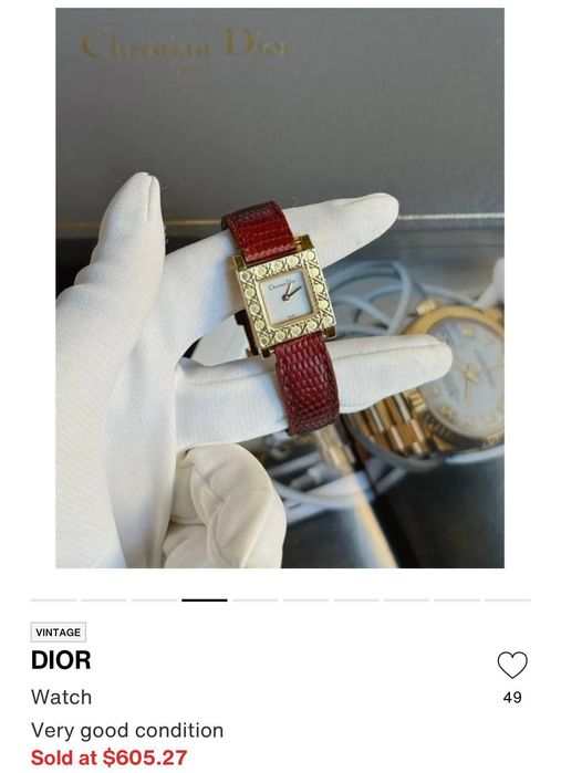 Женские часы Dior