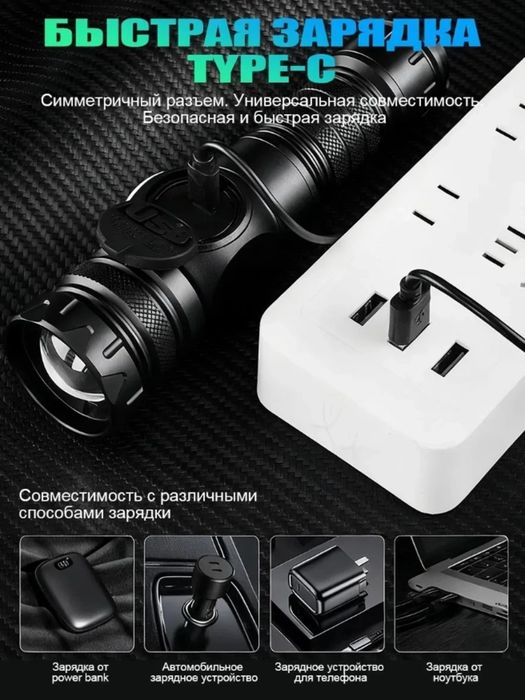 Мощный Лазерный Фонарик.