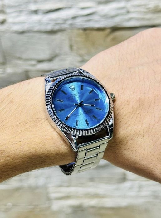 Часы Rolex [золотистые и бирюзовые