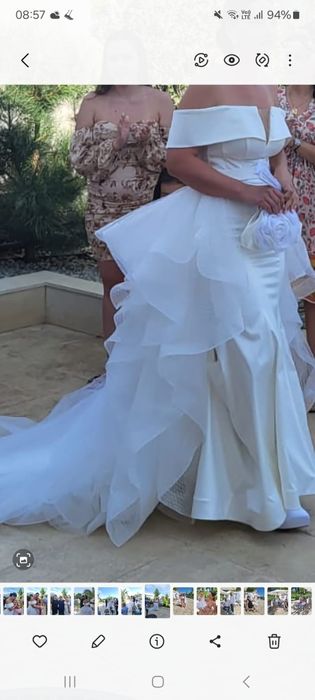 Vand rochie de mireasa Esposa marimea 40 .