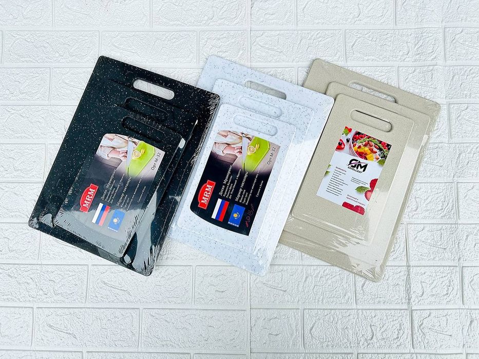 Мраморные доска набор 3в1