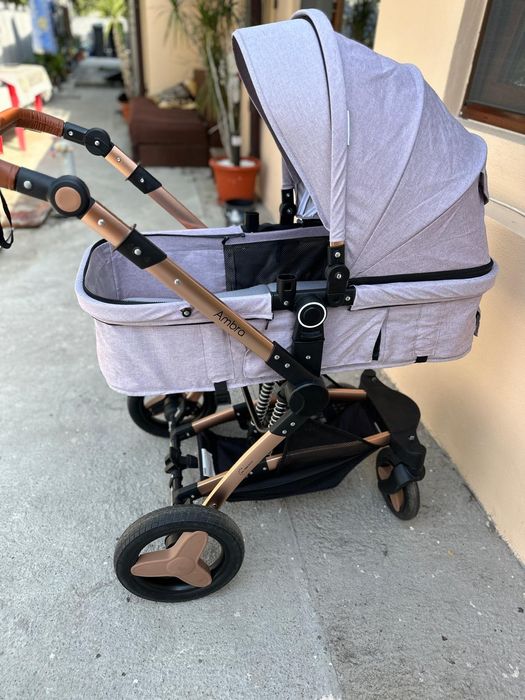 Vând cărucior 3 in 1 Coccolle Ambra Rose Gold