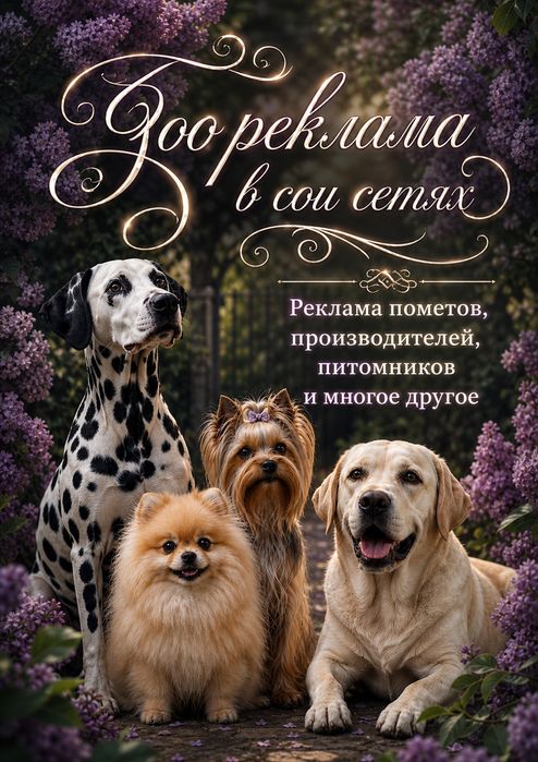 Реклама щенков, питомника, производителей