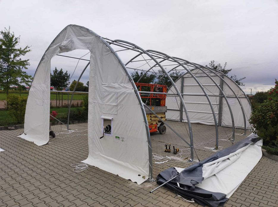 Cort industrial pentru depozitare, structură rezistentă