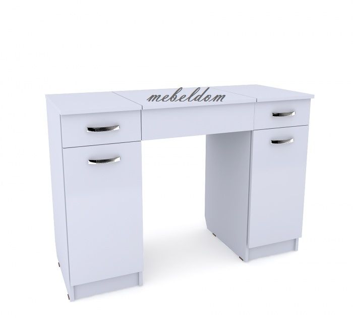 Тоалетка 120см. с огледало,2 чекмеджета и 2 плавни врати(код-1355)