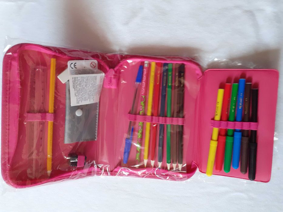 Penar echipat Herlitz, model printesa la castel, pe roz, nou, infoliat