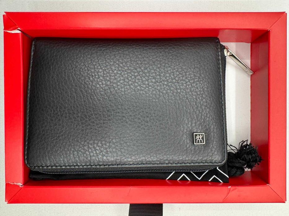 Set manichiura 8 piese husa din piele naturala, inox satinat, ZWILLING