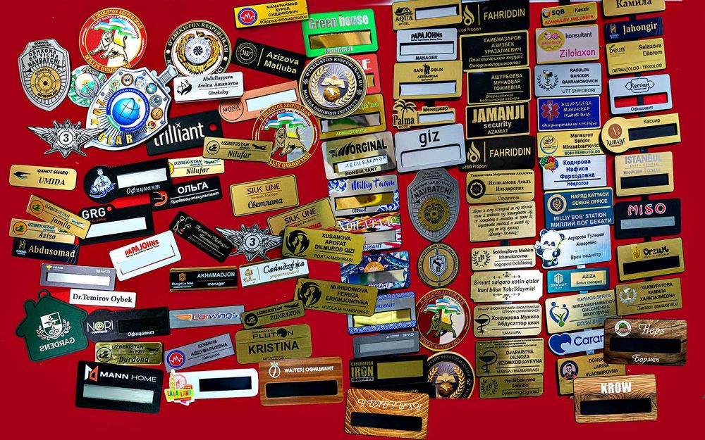 Бейджики любой формы