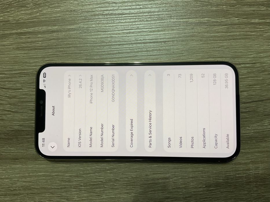 iphone 12 pro max 128 gb