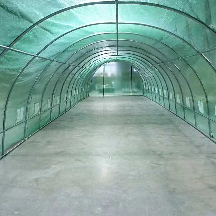 Solar de grădină 6x3x2m, polietilenă 180 g/m2, rezistentă la UV, țeavă 25 * 0.7mm