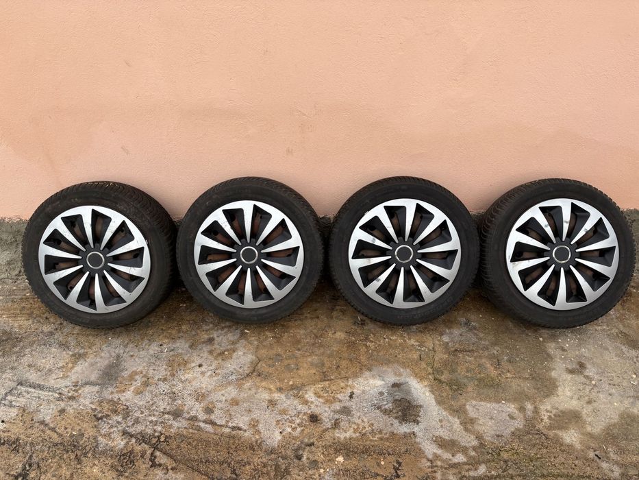 Jante pe 15 de tabla, anvelope de iarna, 5 prezoane