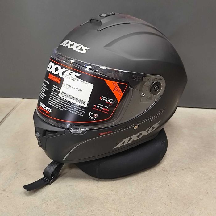 Каска AXXIS Draken S Solid A11 Matt Black - Код: 83140