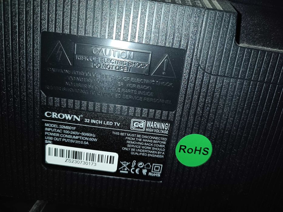 Телевизор CROWN 32 -40евро