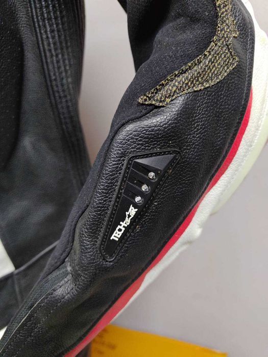 Кожен мото екип Alpinestars GP Pro white red 52