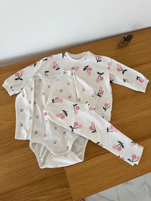 Set H&M 3 piese 92 cm 18-24 luni