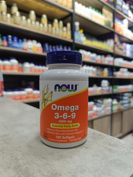 Now omega 3 6 9 essential fatty acids 1000 mg 100 softgels