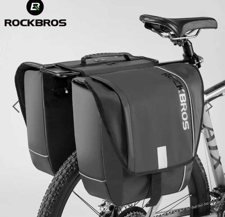 Скидка 20% Супервместительная велосипедная седельная сумка ROCKBROS