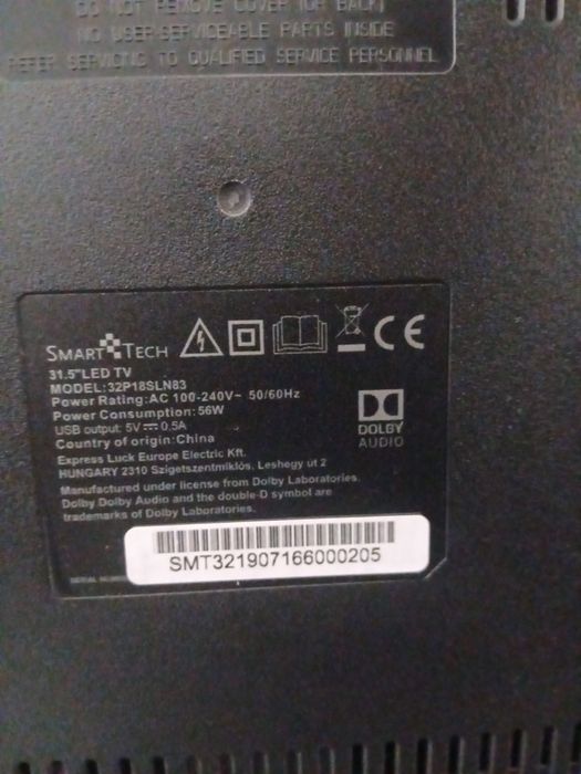 Vând tv smart marca smart teh de 81 cm 32 inghi