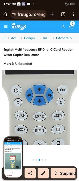 Programator cartele interfon