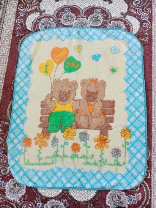 Детский теплый плед