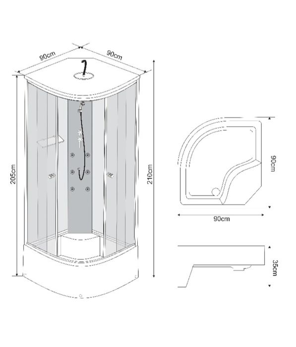 Cabina de dus noua