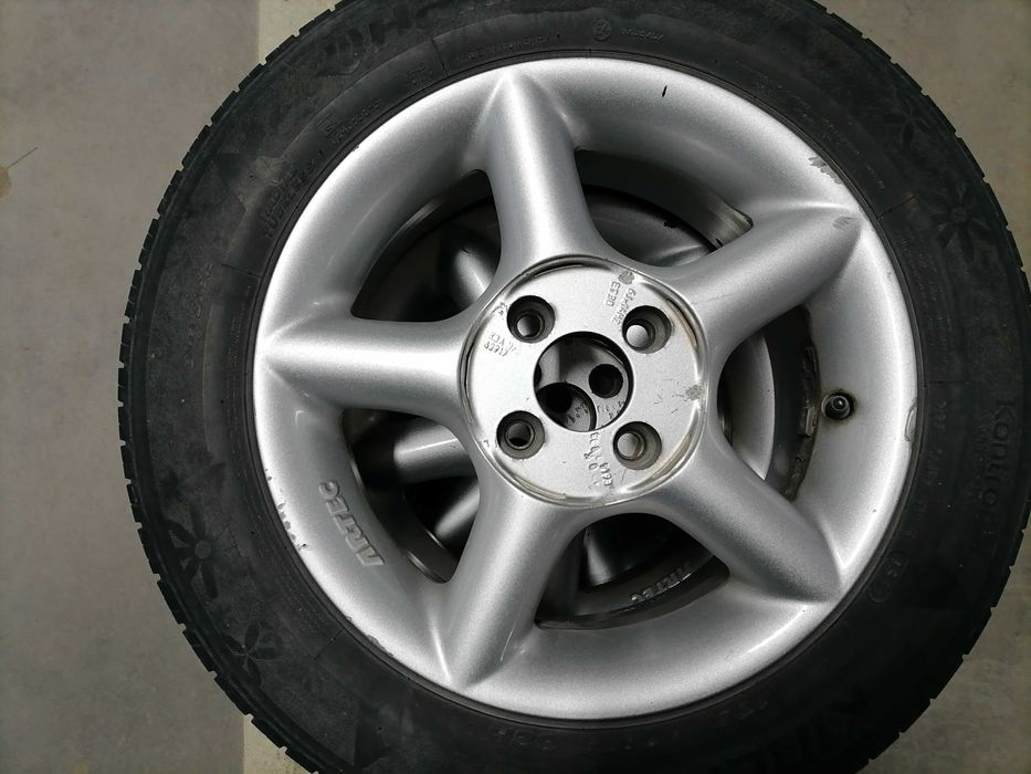 4 бр. джанти ARTEC (4х100) с летни гуми Hankook 185 60 14. VW Golf 3