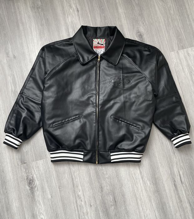 Ветровка кожаная куртка кортез corteiz