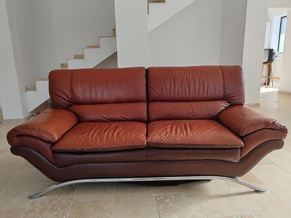 Canapea piele 2 locuri - OFERTA