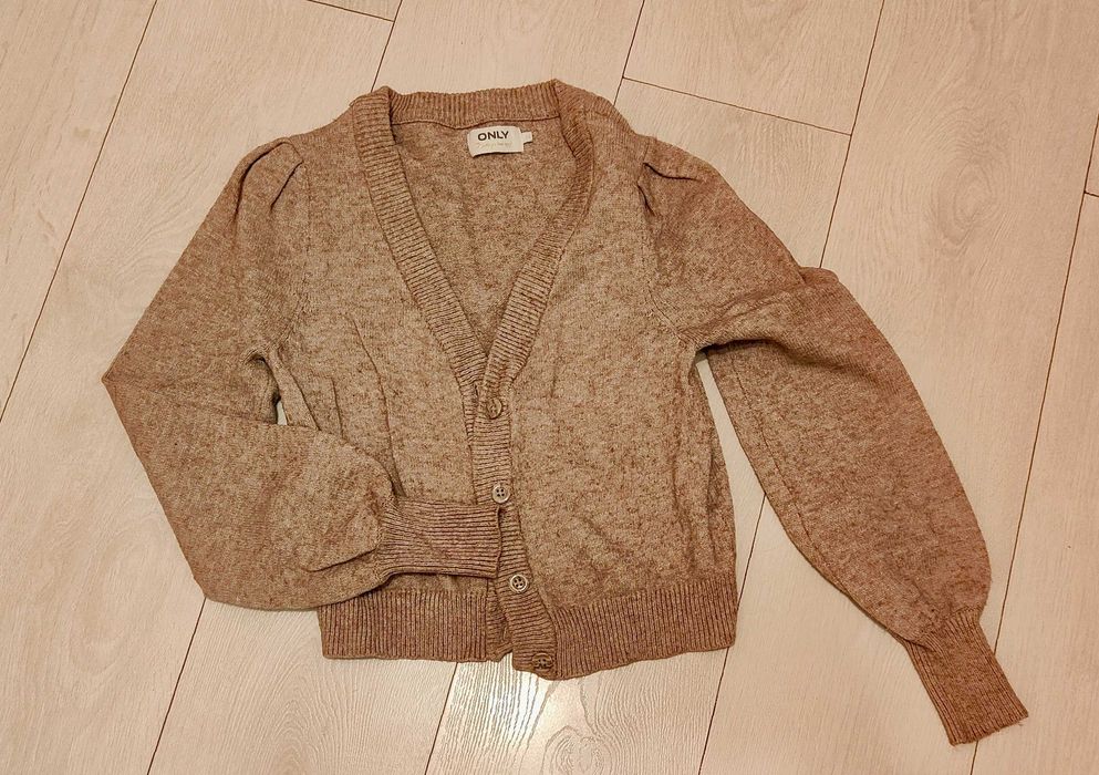 Cardigan scurt femei Only XS - crem / bej