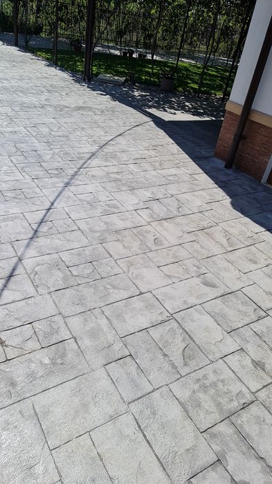 Beton amprentat decorativ