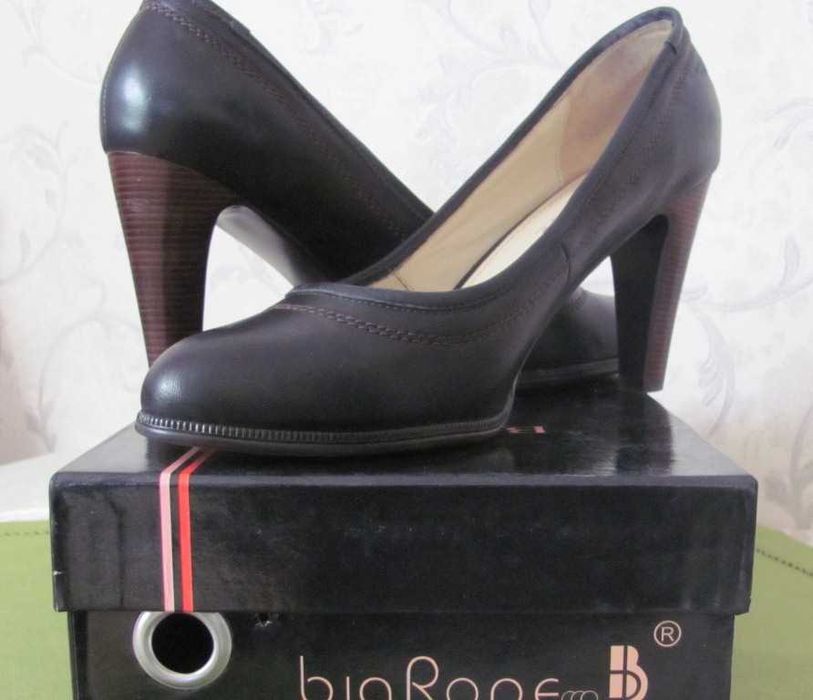 Туфли кожаные, размер 40