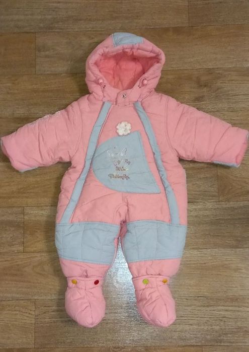 Зимний комбинезон на девочку kiko