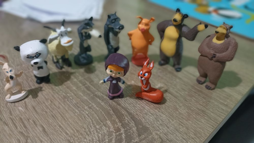 Маша и мечока мини фигурки