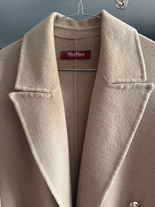Palton Max Mara casmir cu lana, XS-S, impecabil