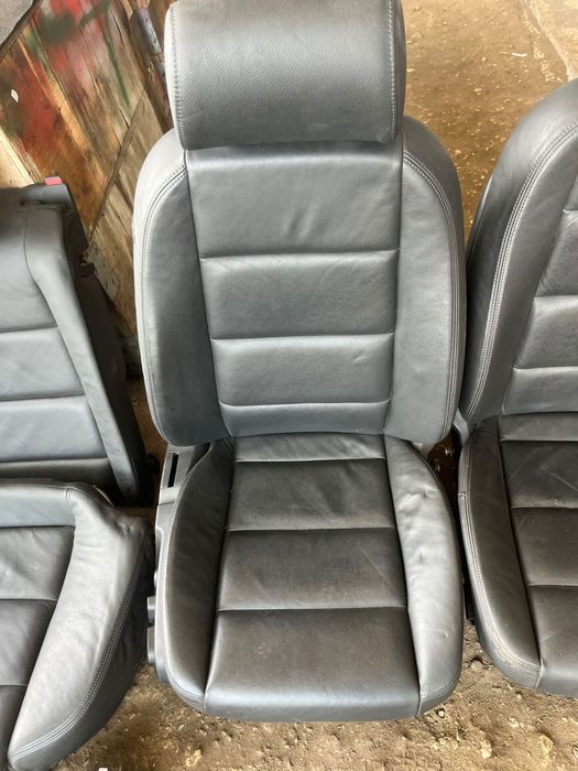 Електрически кожен салон Audi A6 4F C6 седалки Кожа Рекаро Н640
